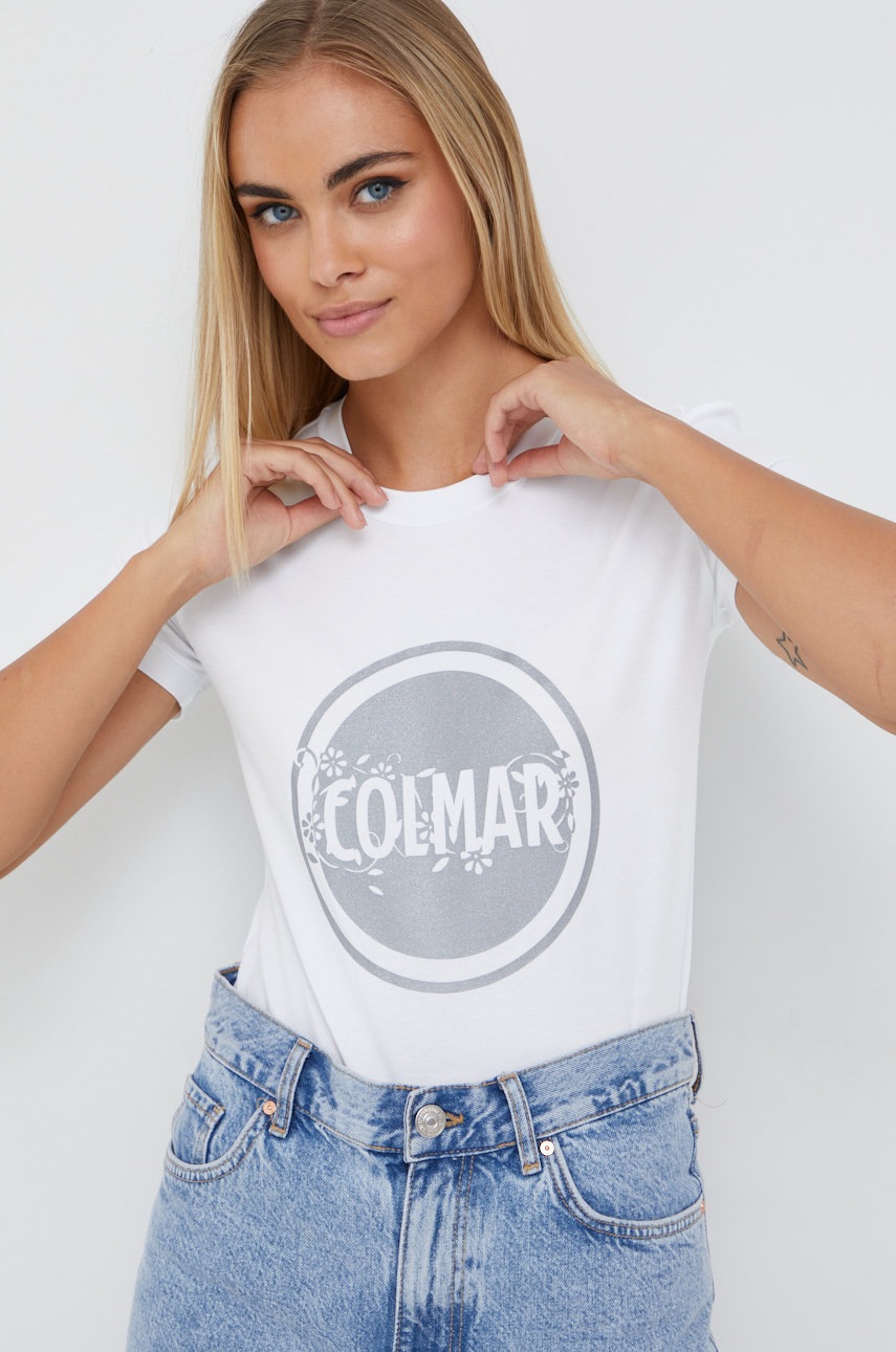 

Тениска Colmar в бяло, Бял