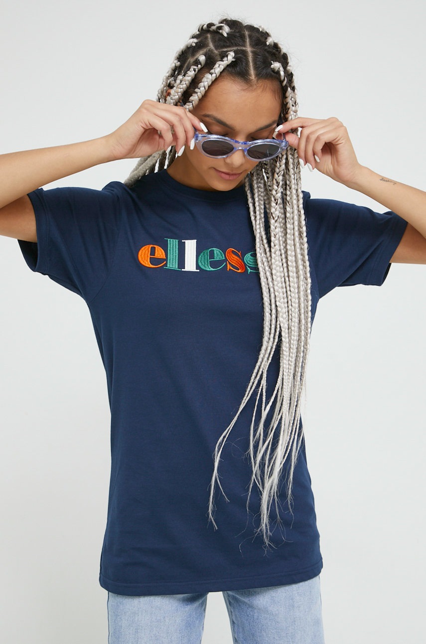 

Памучна тениска Ellesse в тъмносиньо, Тъмносин