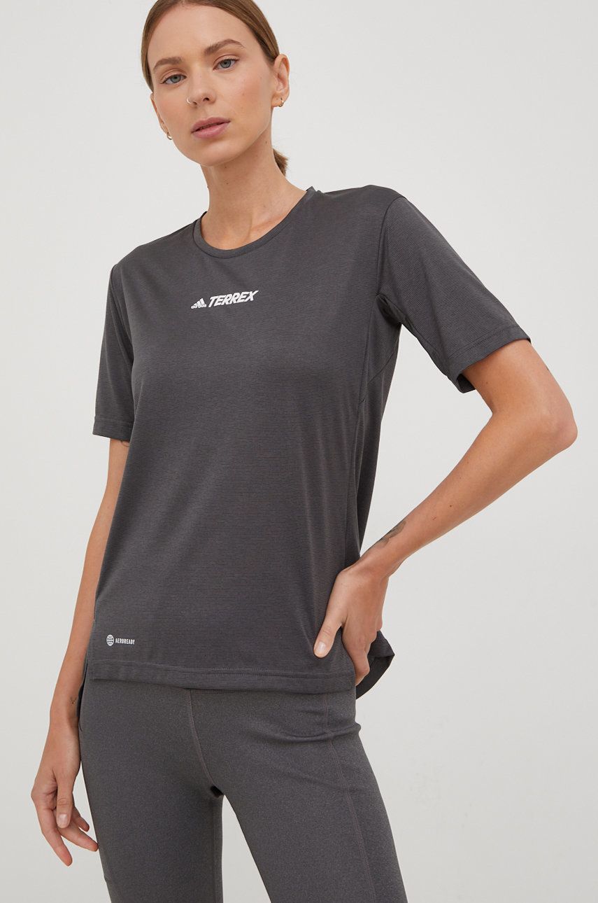 Adidas TERREX T-shirt sportowy Multi kolor szary