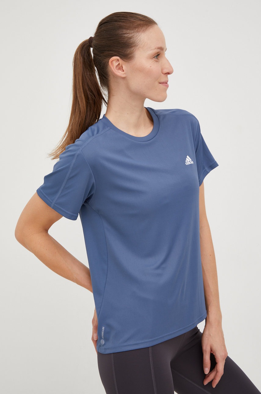 

Тениска за бягане adidas Performance Run It, Син