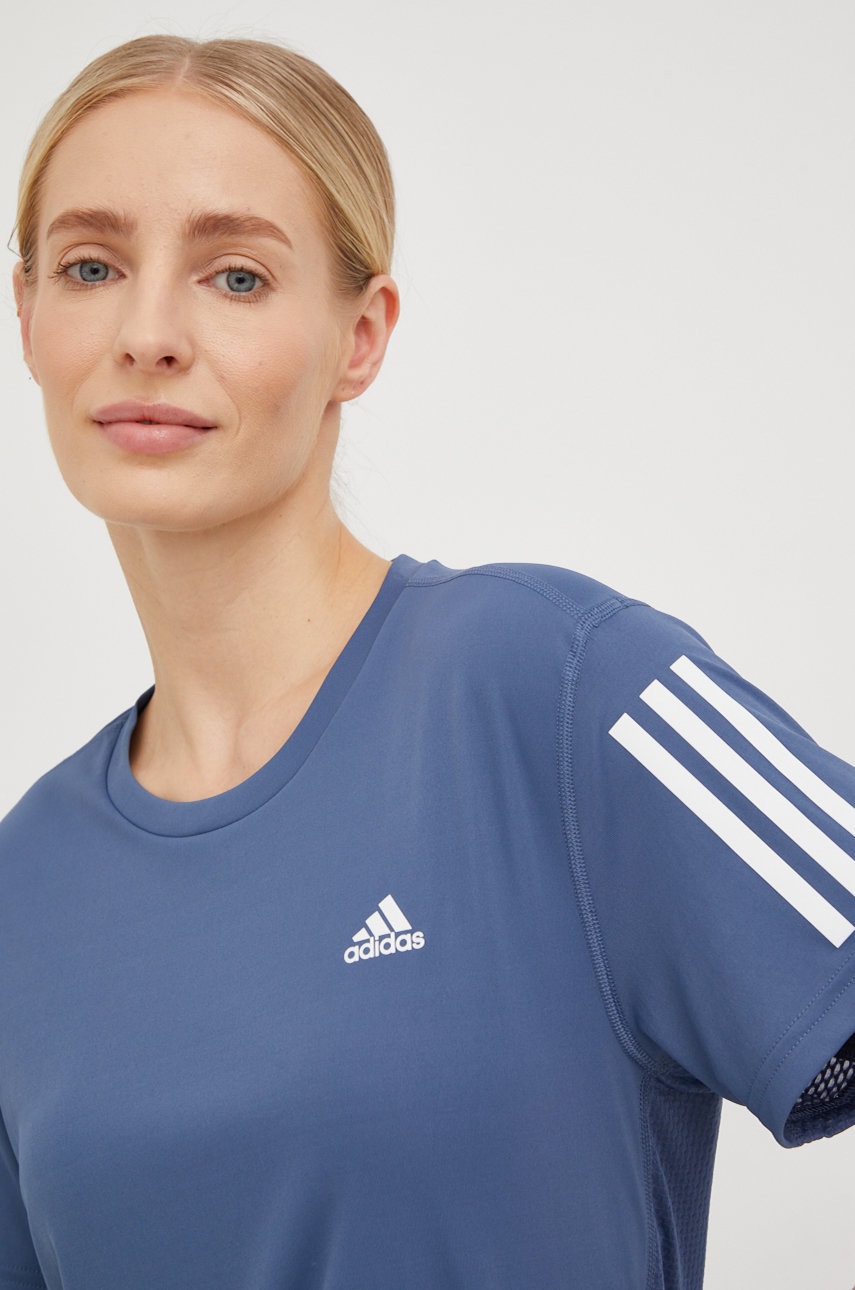

Тениска за бягане adidas Performance Own The Run, Син
