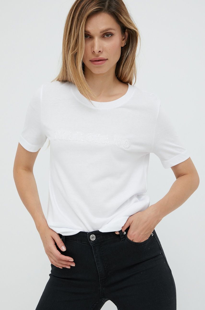 Marciano Guess t-shirt damski kolor biały