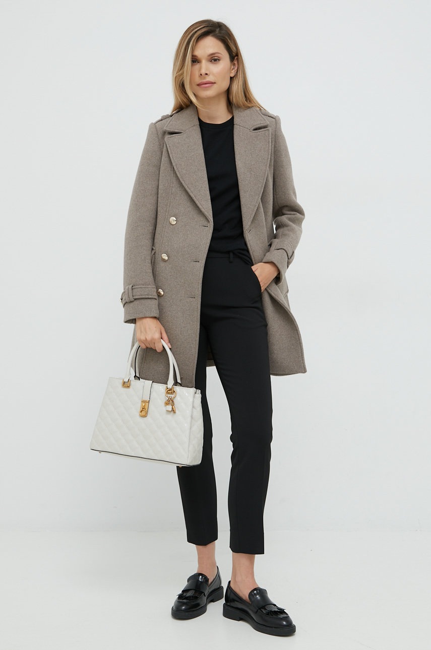 

Хлопковая футболка Trussardi цвет чёрный
