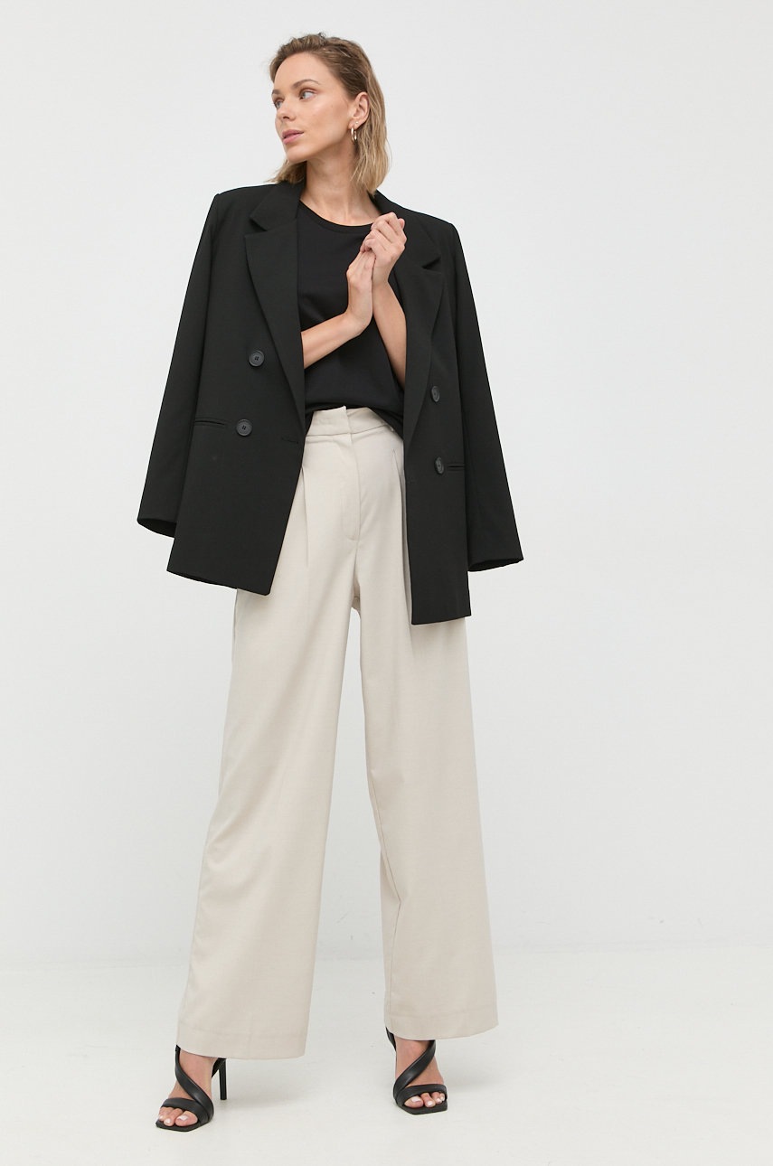 

Хлопковая футболка Trussardi цвет чёрный