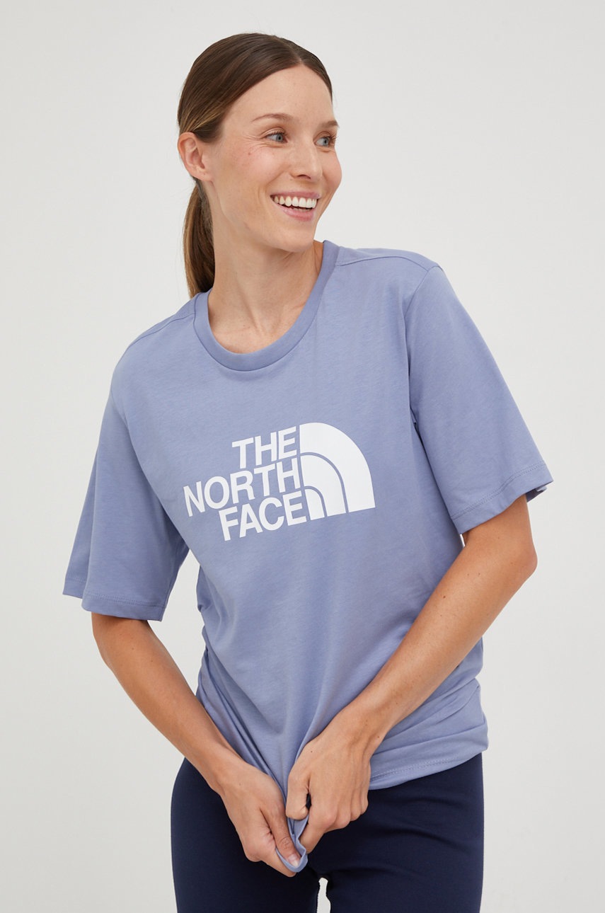 

Памучна тениска The North Face, Син
