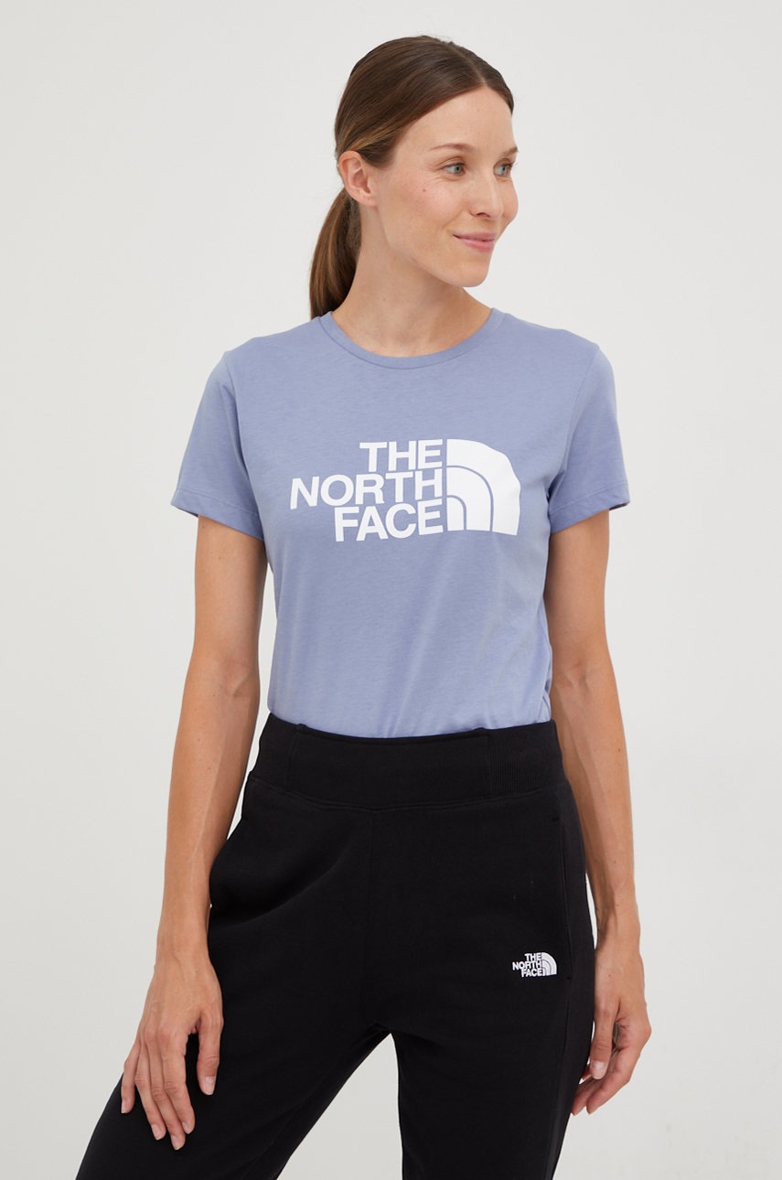 

Памучна тениска The North Face, Син