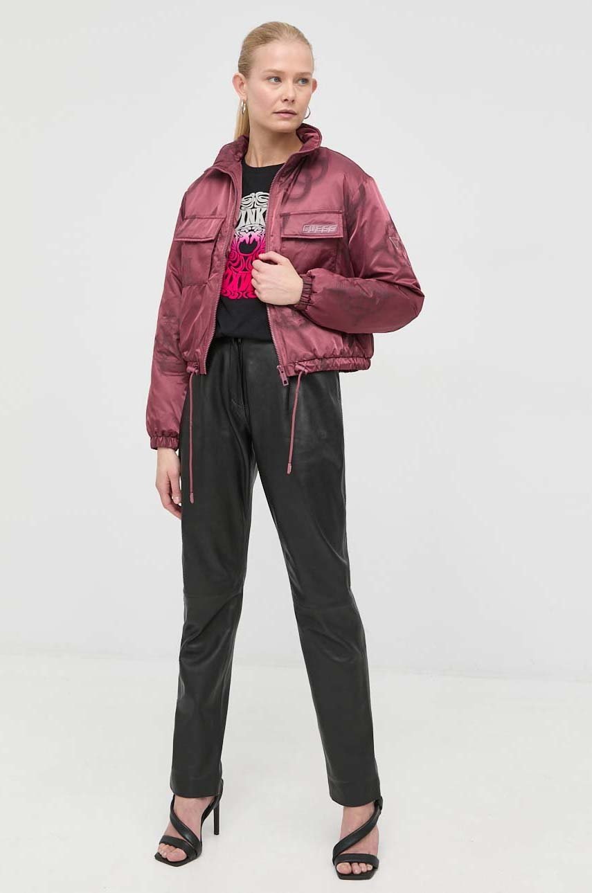

Хлопковая футболка Pinko цвет чёрный
