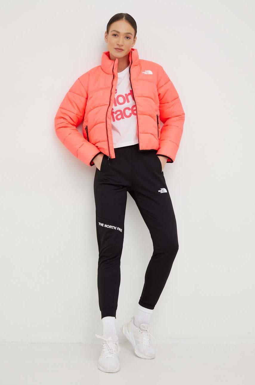 

Хлопковая футболка The North Face цвет белый