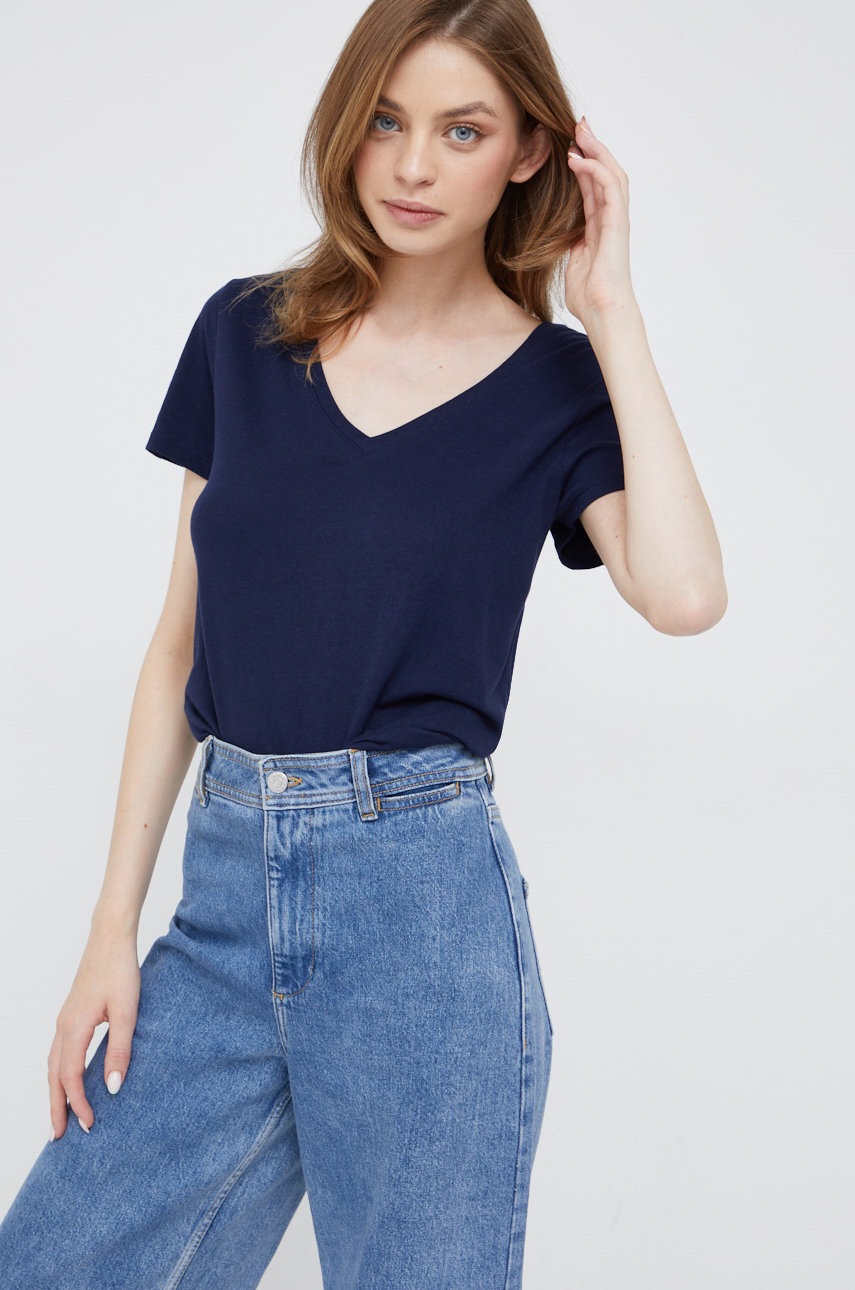 

Тениска GAP в тъмносиньо, Тъмносин