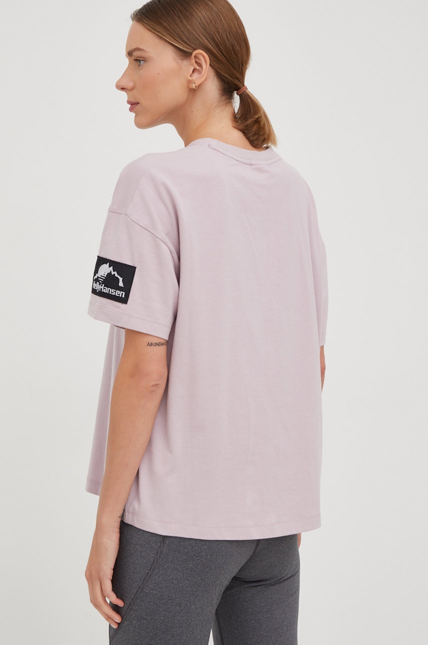 

Футболка Helly Hansen жіночий колір фіолетовий