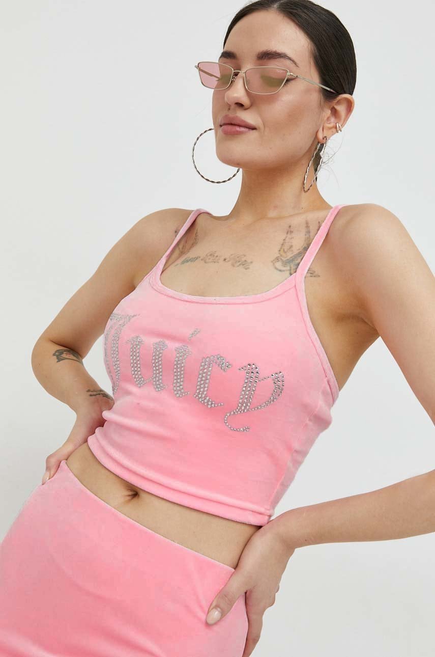 Juicy couture top rain femei, culoarea roz