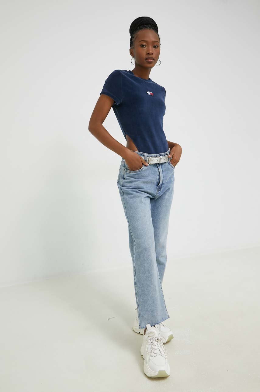 

боди Tommy Jeans женские цвет синий