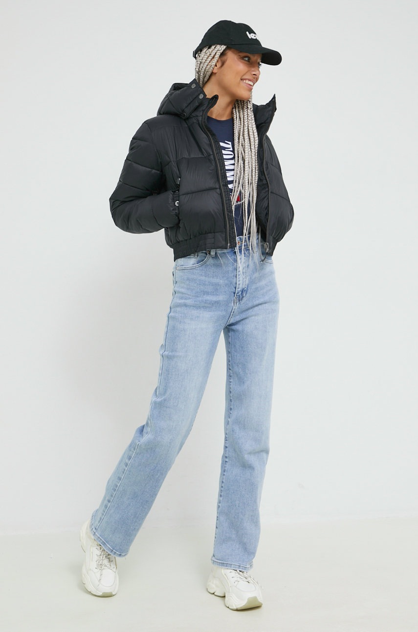 

Хлопковый лонгслив Tommy Jeans цвет синий