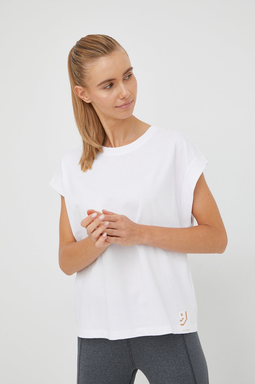 Outhorn tricou femei, culoarea alb
