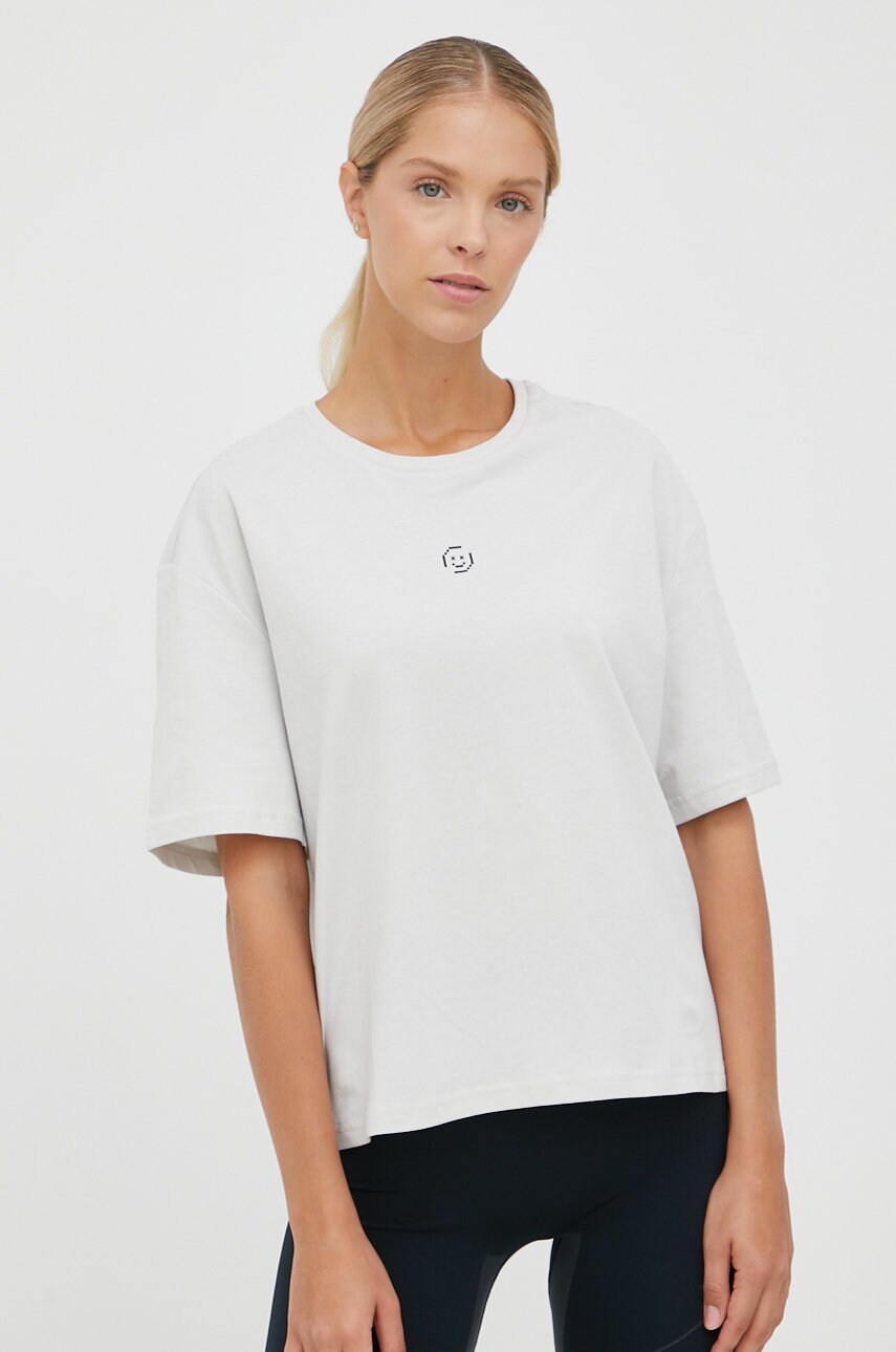 Outhorn tricou din bumbac culoarea gri