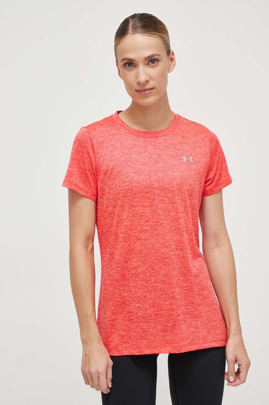 E-shop Tréninkové tričko Under Armour Tech červená barva