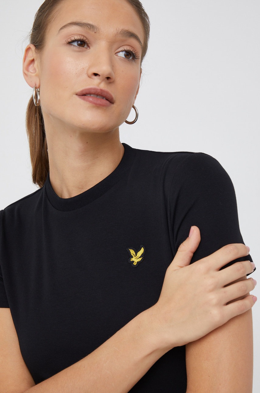 

Футболка Lyle & Scott женский цвет чёрный