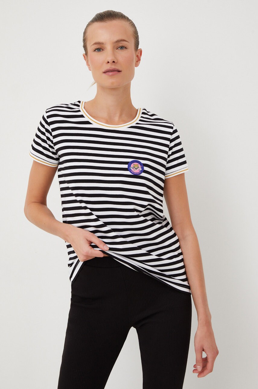 Femi stories tricou una femei, culoarea negru