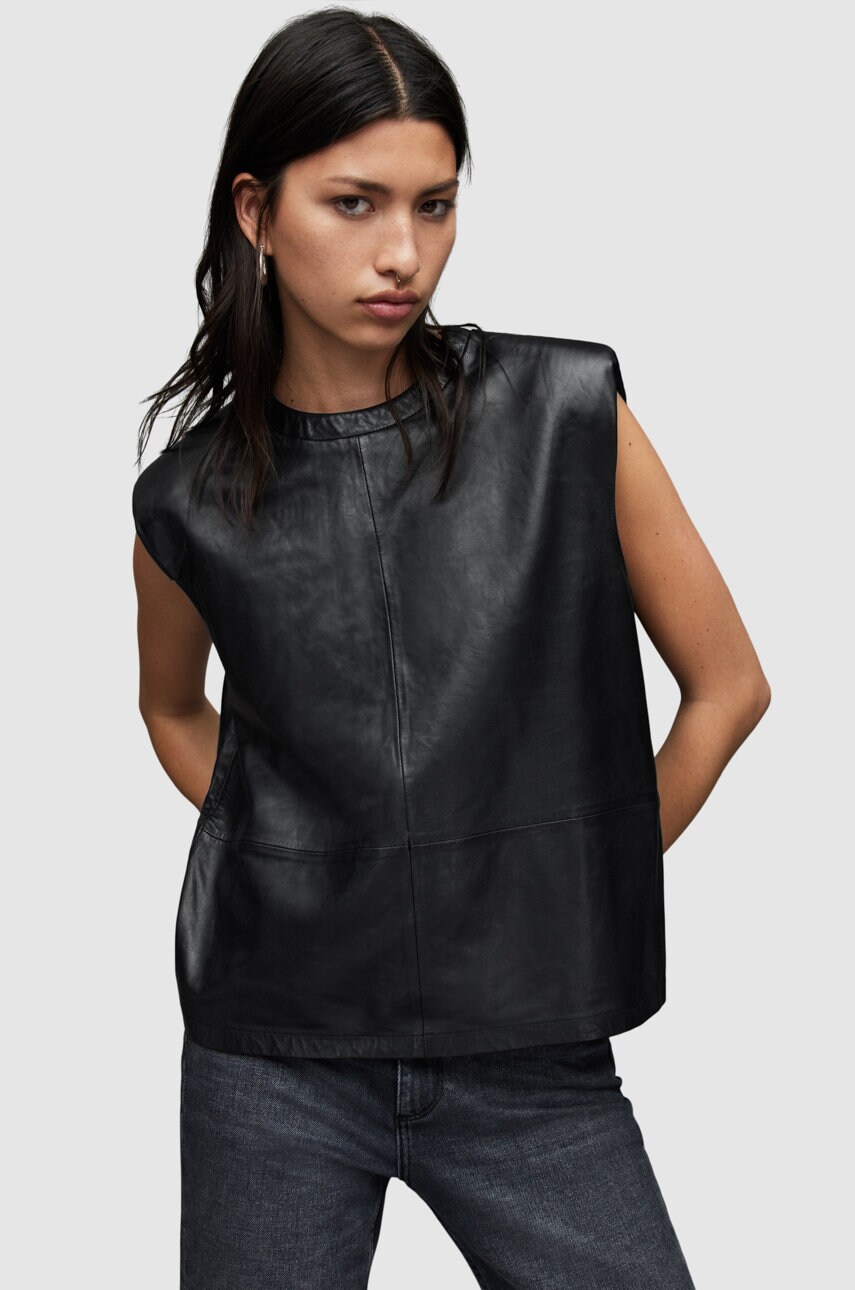 Allsaints tricou femei, culoarea negru