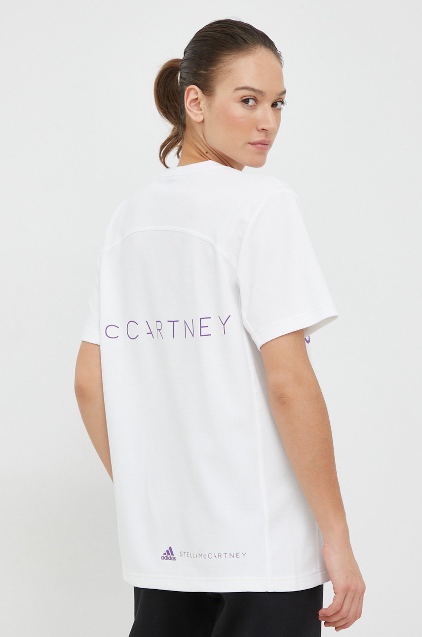 

Футболка adidas by Stella McCartney жіночий колір білий