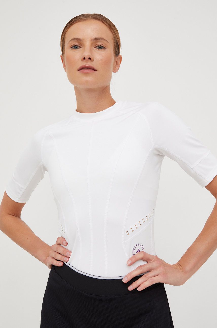 adidas by Stella McCartney t-shirt treningowy Truepurpose kolor biały