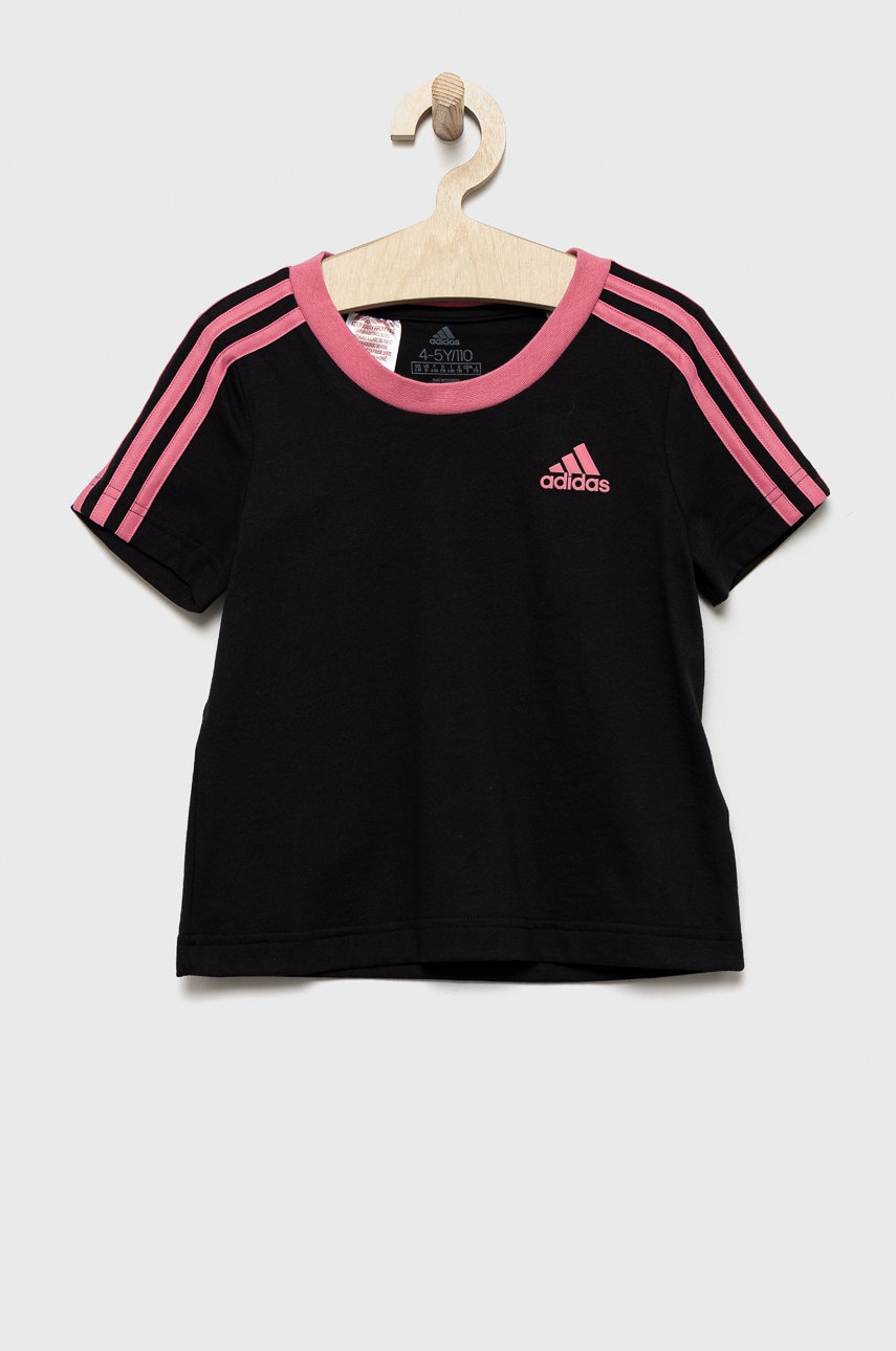 Adidas Performance tricou de bumbac pentru copii hc0089 culoarea violet