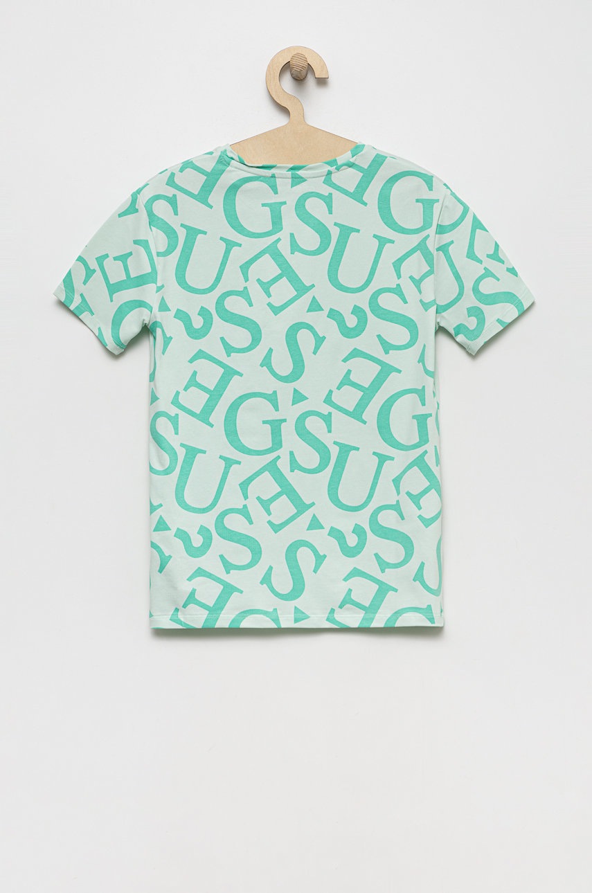

Детская футболка Guess цвет бирюзовый