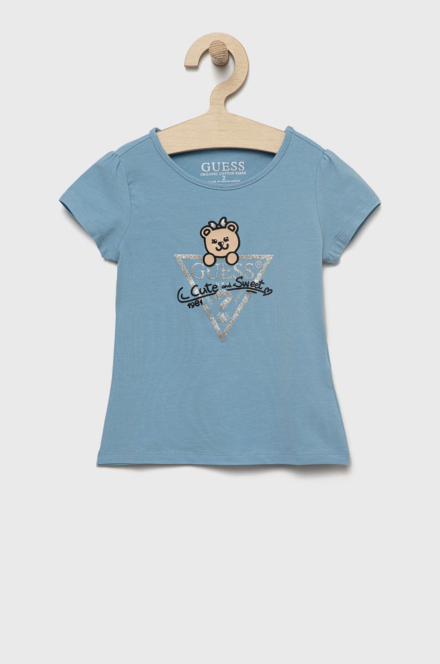 

Детска тениска Guess, Син