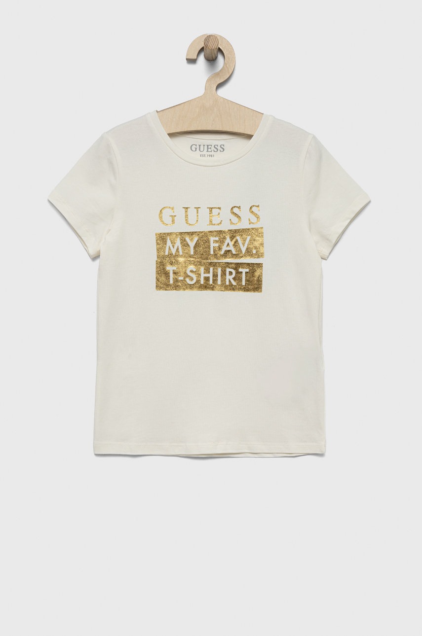 

Детска тениска Guess в бяло, Бял