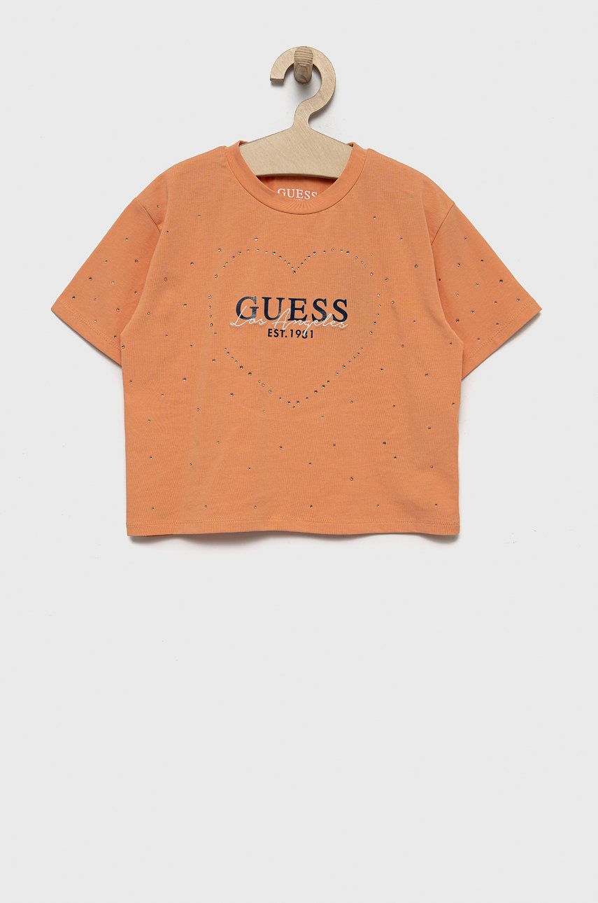 Детская футболка Guess цвет оранжевый в Ивано-Франковске Детская футболка Guess цвет оранжевый в Ивано-Франковске