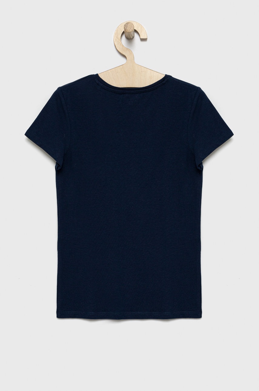 Дитяча футболка Guess колір синій