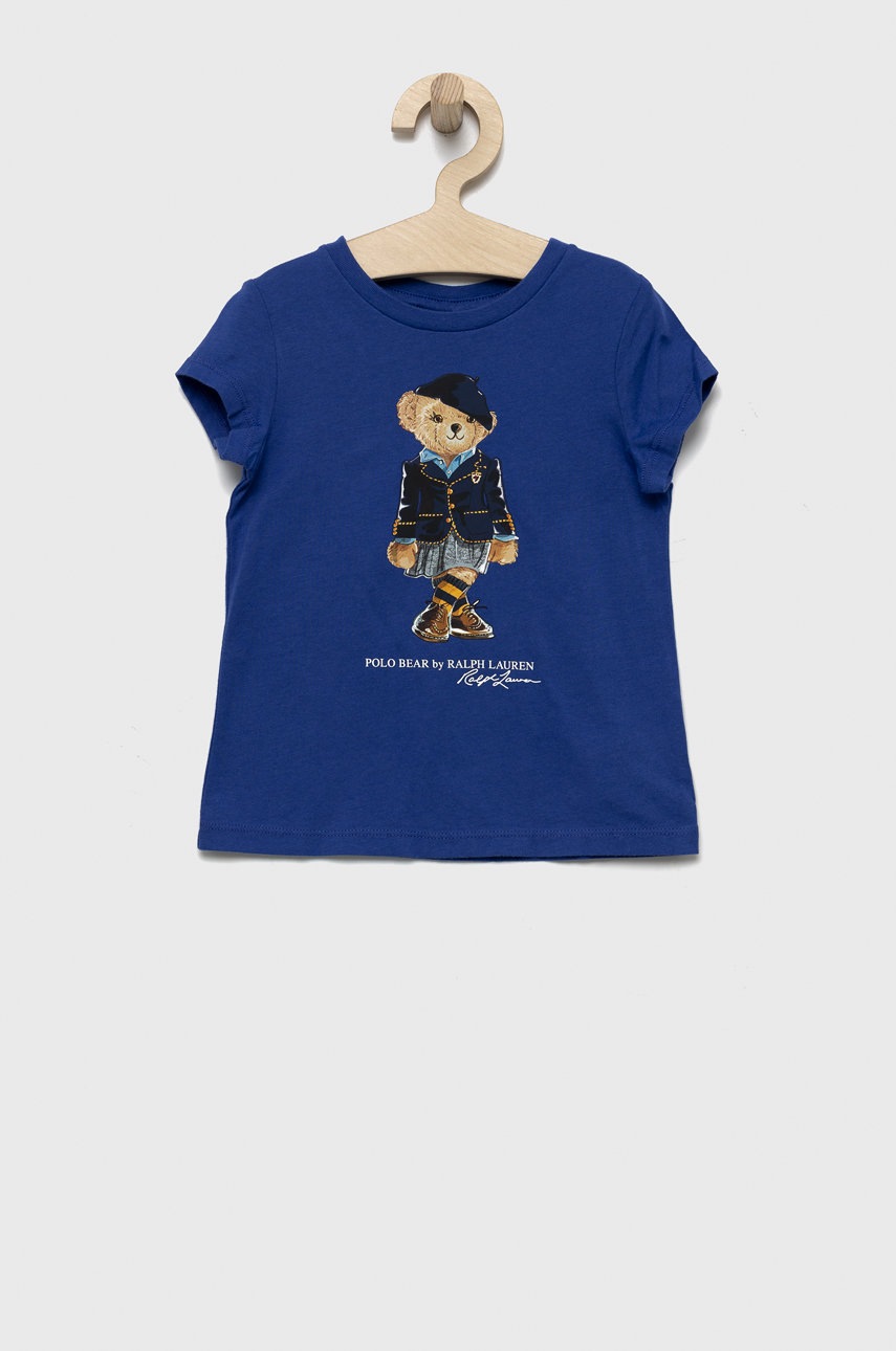

Детская хлопковая футболка Polo Ralph Lauren
