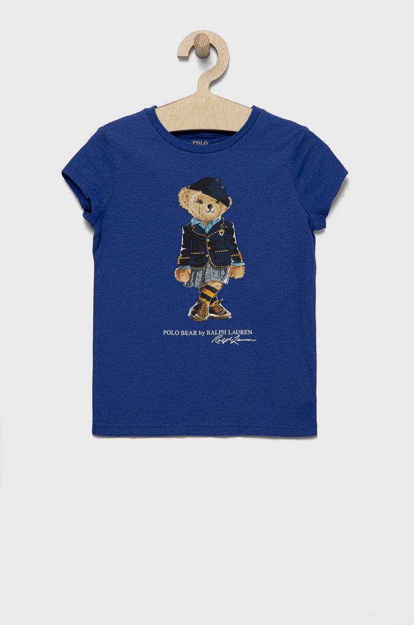 

Детская хлопковая футболка Polo Ralph Lauren