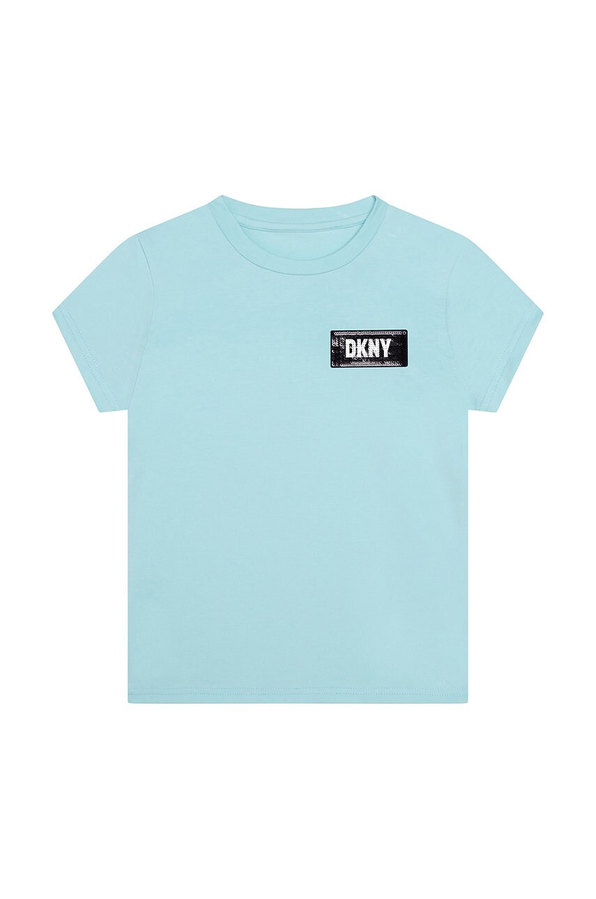 

Детская футболка Dkny цвет бирюзовый