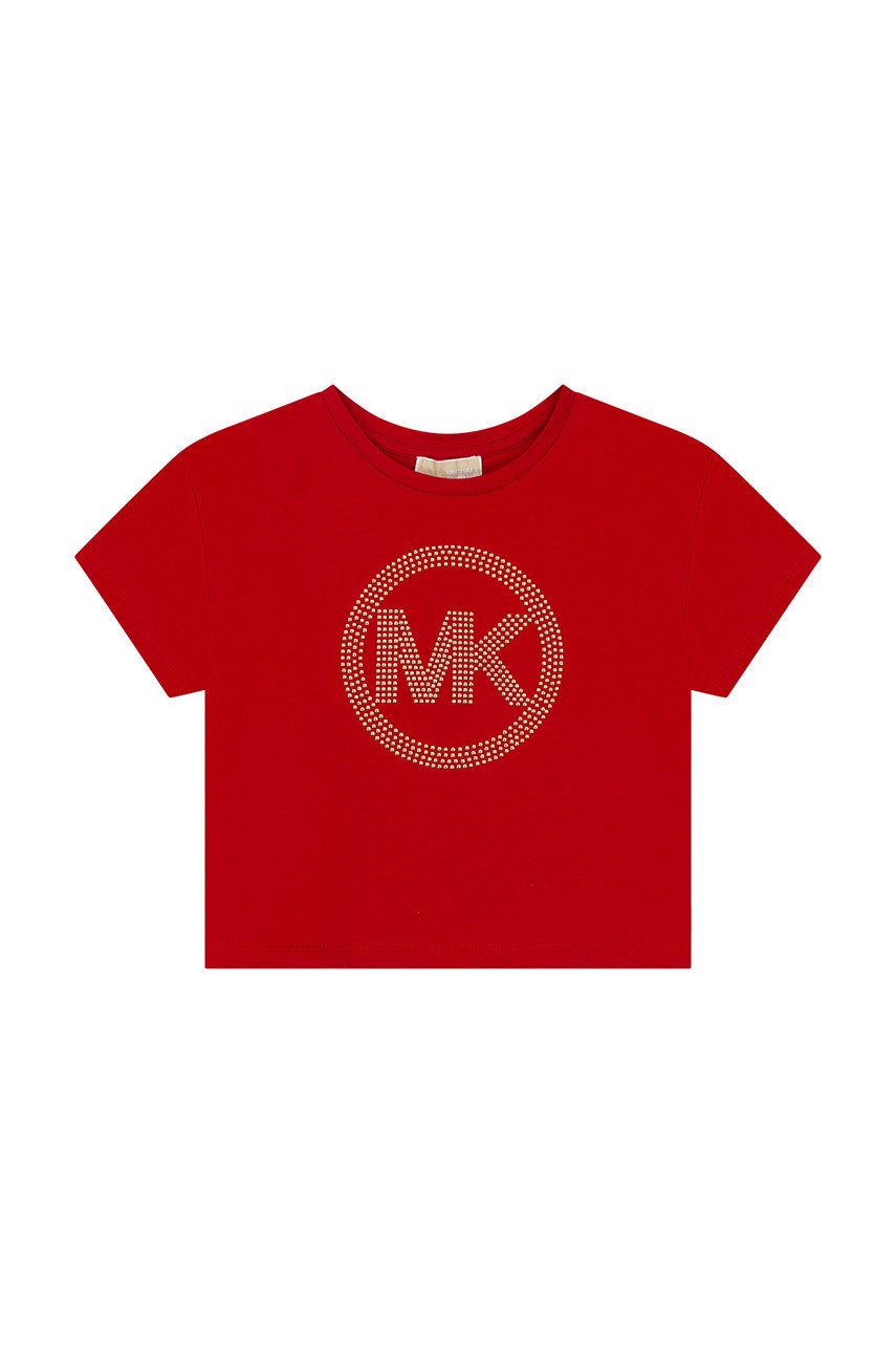 Levně Dětské tričko Michael Kors červená barva