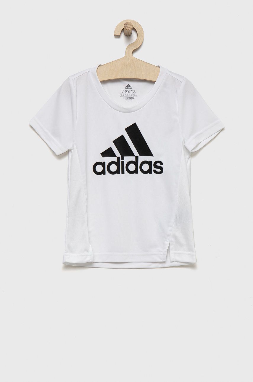 Adidas t-shirt dziecięcy kolor biały