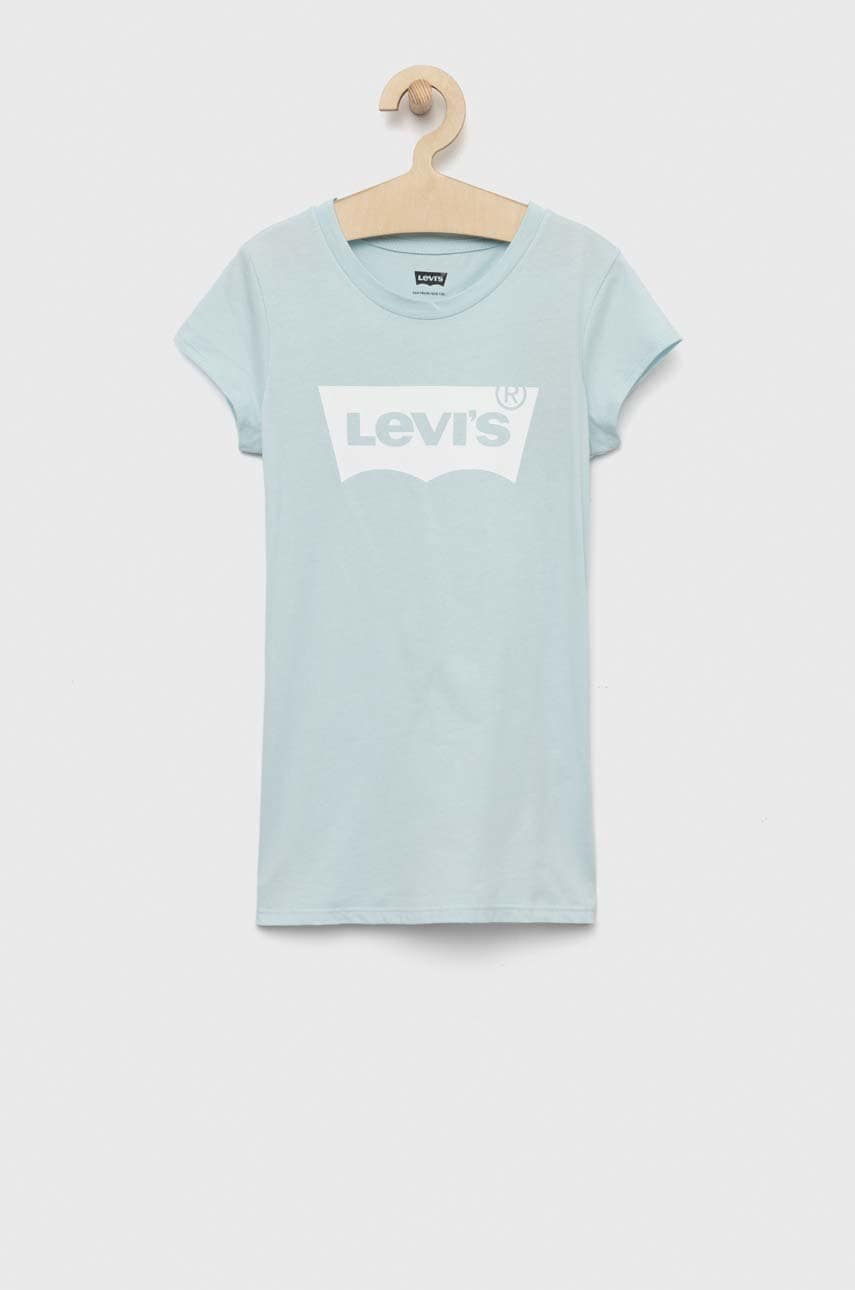 Levi's tricou copii culoarea turcoaz