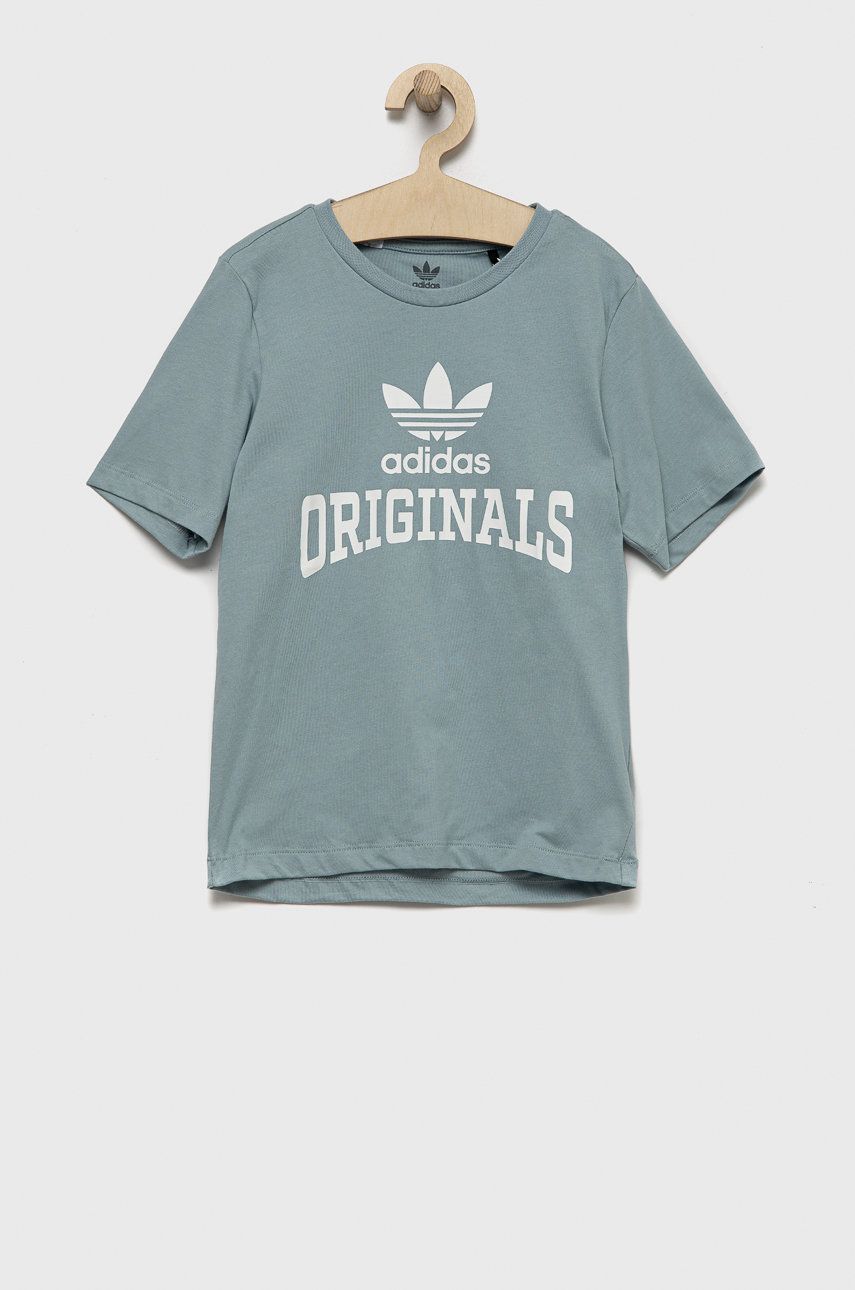 adidas Originals tricou de bumbac pentru copii cu imprimeu