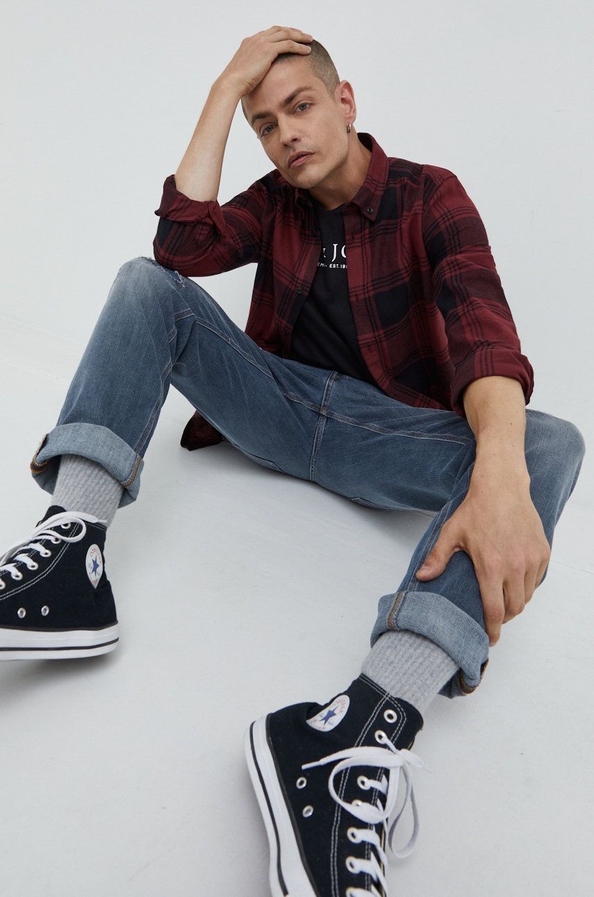 

Хлопковая футболка Premium by Jack&Jones цвет чёрный с принтом