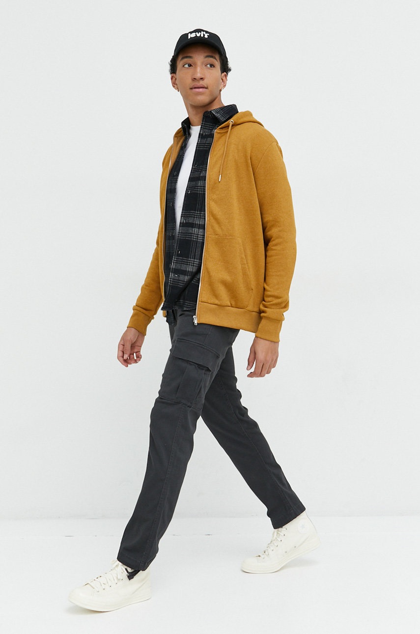 

Хлопковая футболка Jack & Jones цвет белый с принтом