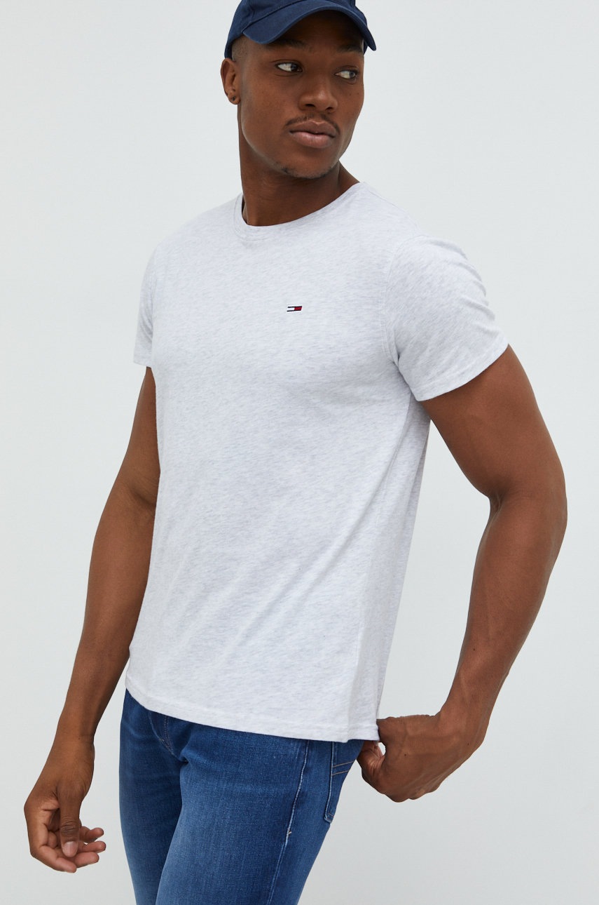 

Хлопковая футболка Tommy Jeans (2-pack) однотонная