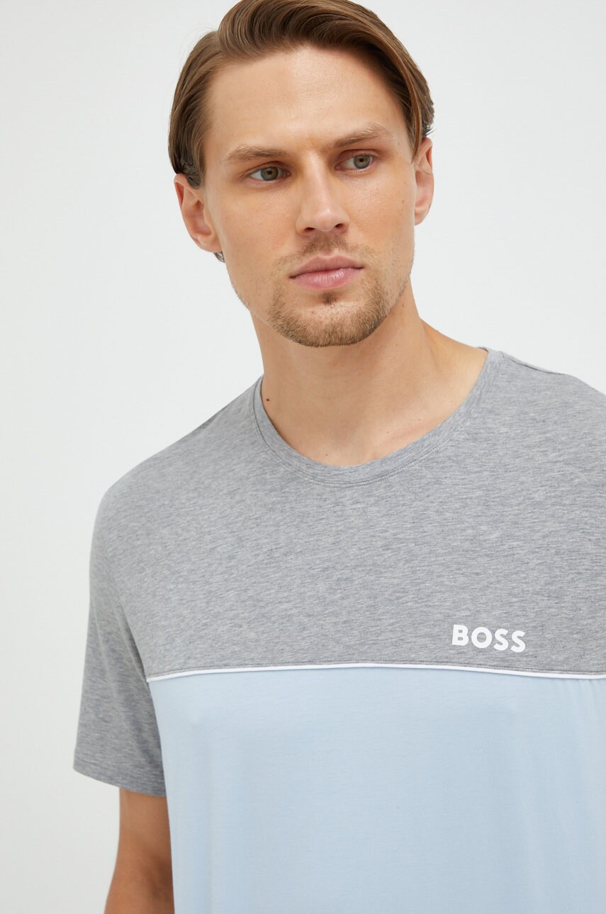 Boss tricou de pijama cu imprimeu