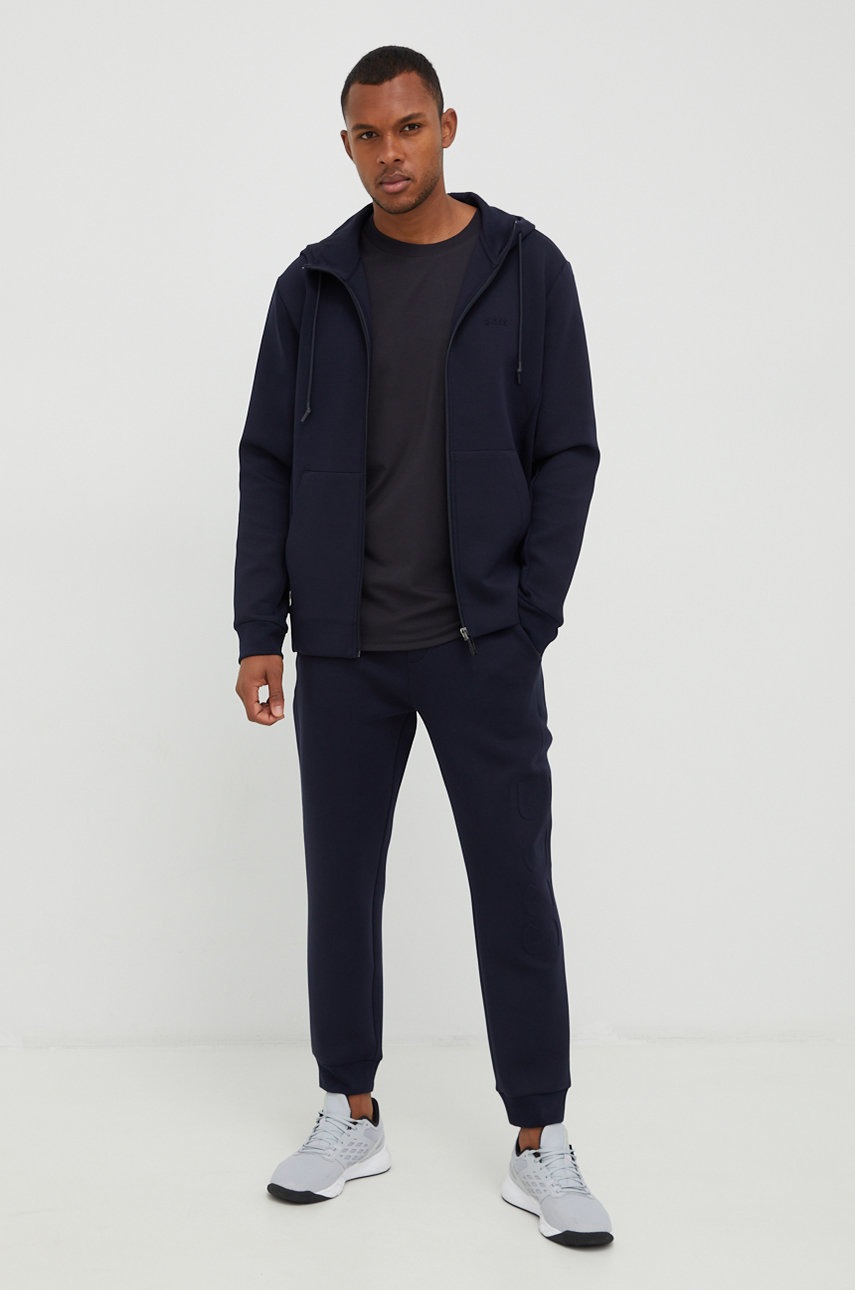 

Футболка BOSS Boss Athleisure мужская цвет синий однотонная