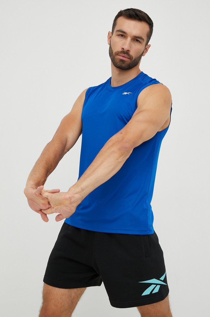 

Тениска за трениране Reebok Workout Ready, Син
