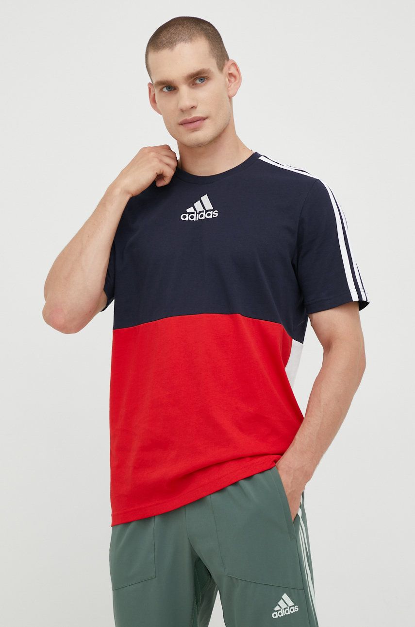 adidas tricou din bumbac cu imprimeu