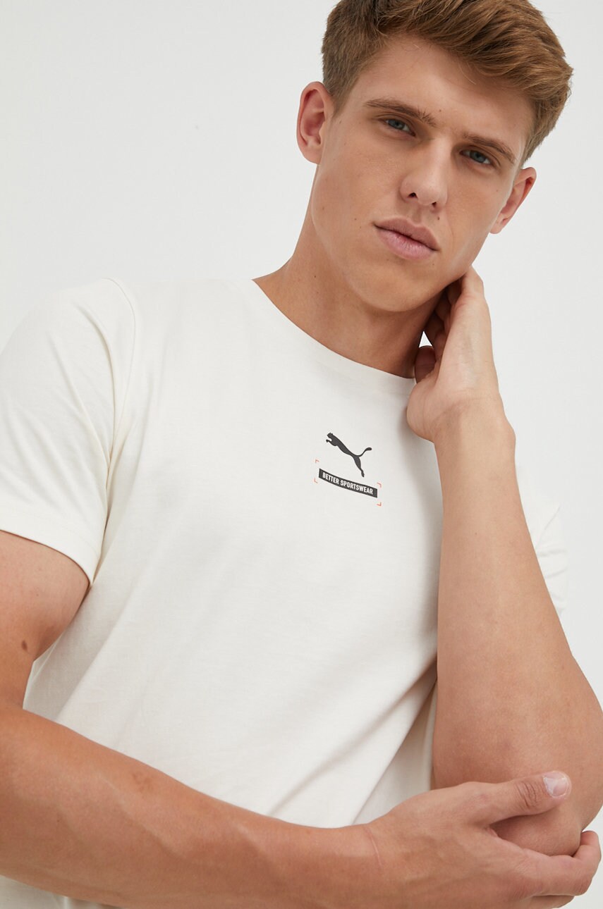 Puma culoarea bej, neted