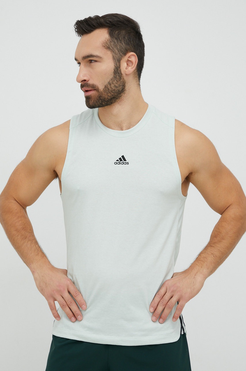 

Тениска за трениране adidas Performance в бяло, Зелен