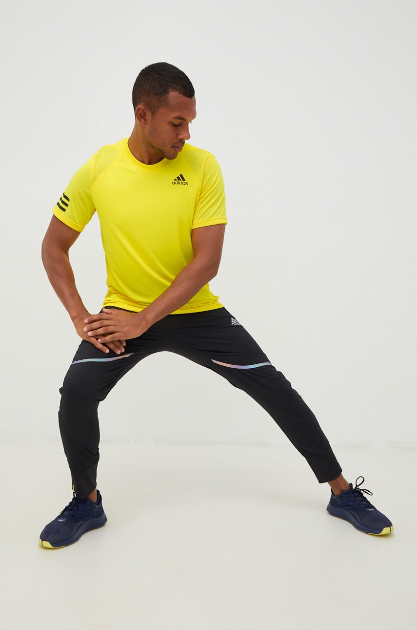 

Тренувальна футболка adidas Performance Club колір жовтий однотонна