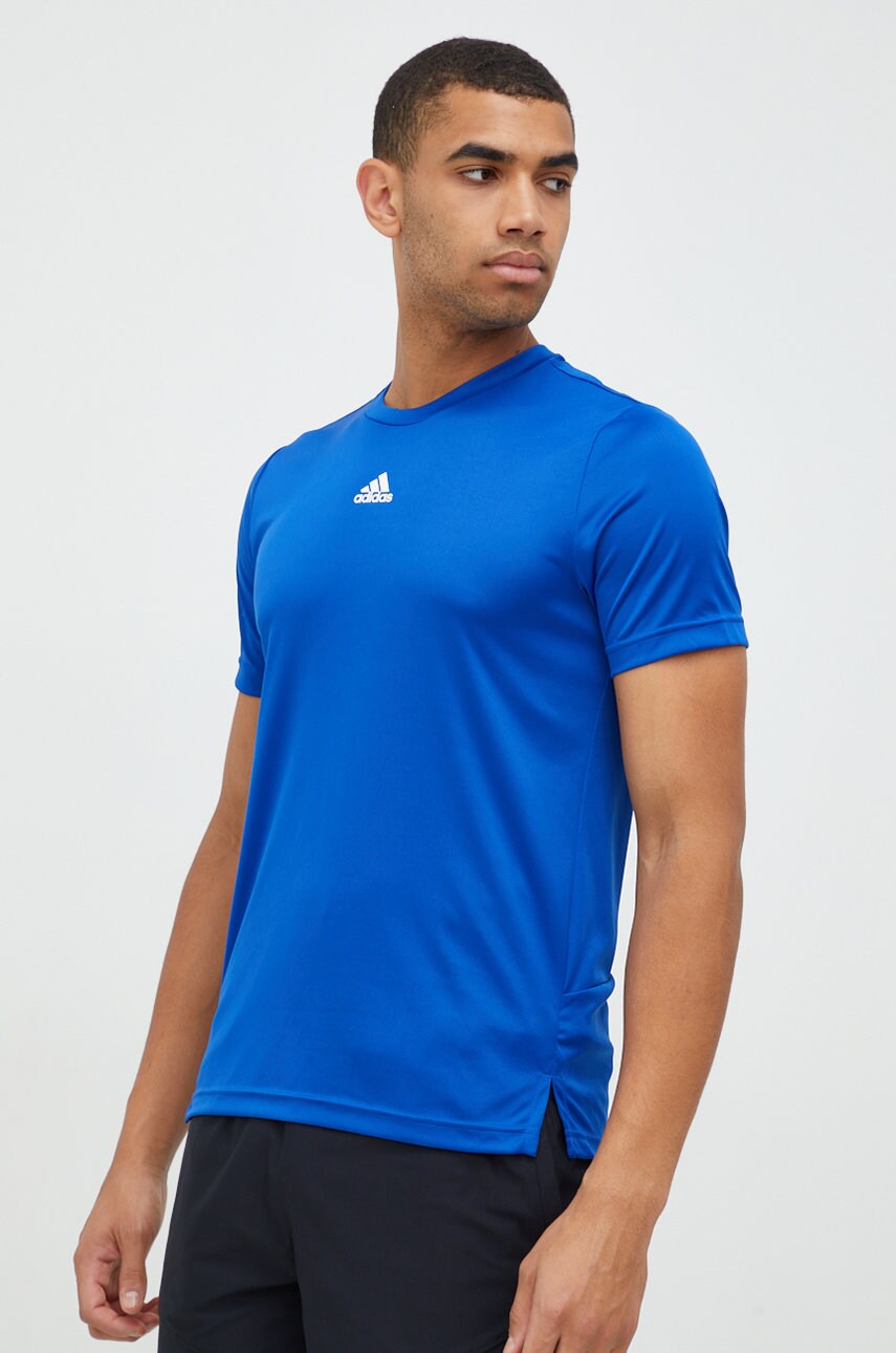 Adidas performance tricou de antrenament hiit 3-stripes neted
