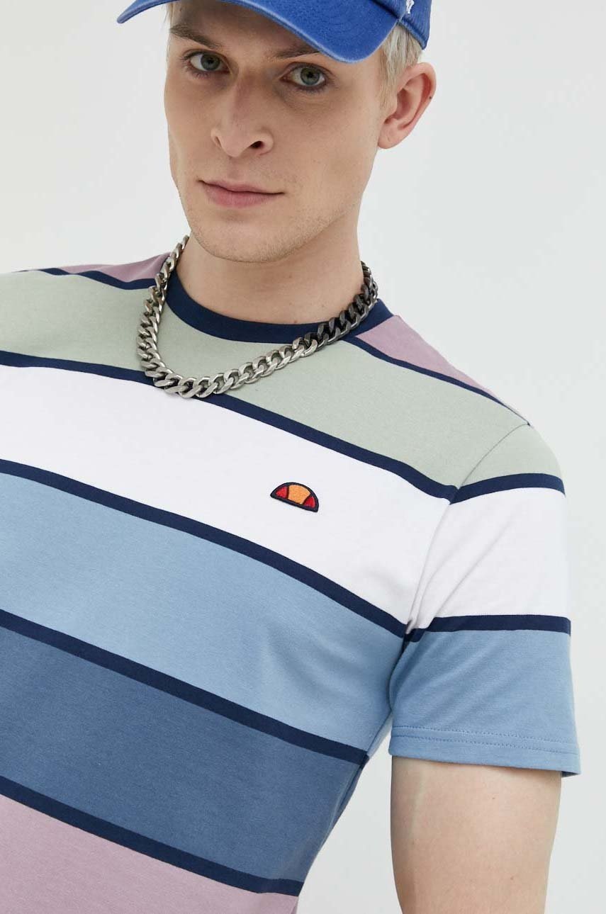 

Памучна тениска Ellesse с десен, Многоцветен